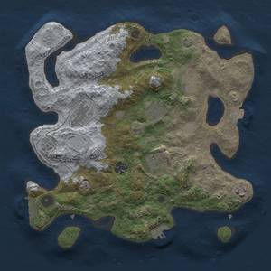 Thumbnail Rust Map: Procedural Map, Size: 3250, Seed: 856595, 15 Monuments