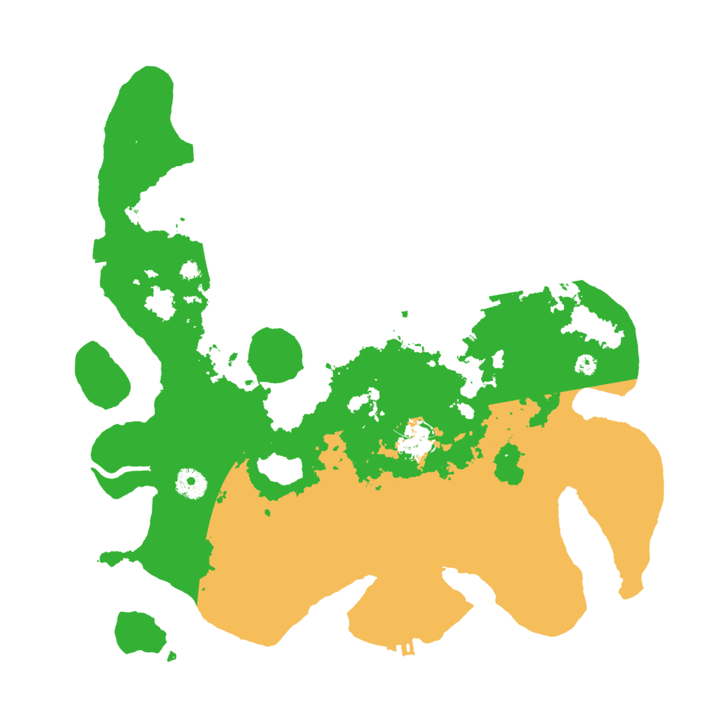 Biome Rust Map: Procedural Map, Size: 3500, Seed: 63733432