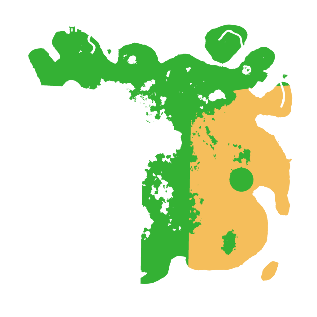 Biome Rust Map: Procedural Map, Size: 3500, Seed: 538843879