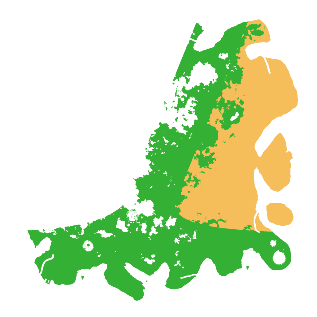 Biome Rust Map: Procedural Map, Size: 4500, Seed: 547592