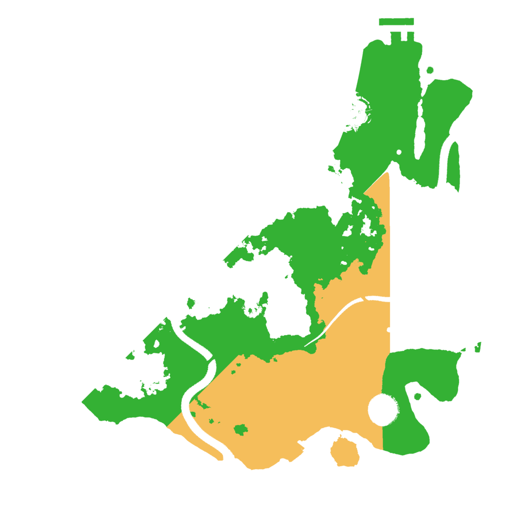 Biome Rust Map: Procedural Map, Size: 3000, Seed: 55890415
