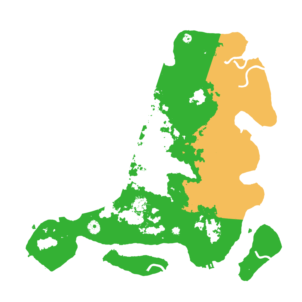 Biome Rust Map: Procedural Map, Size: 3500, Seed: 1395628212