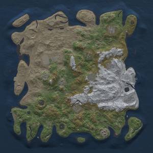 Thumbnail Rust Map: Procedural Map, Size: 4250, Seed: 1776408268, 19 Monuments