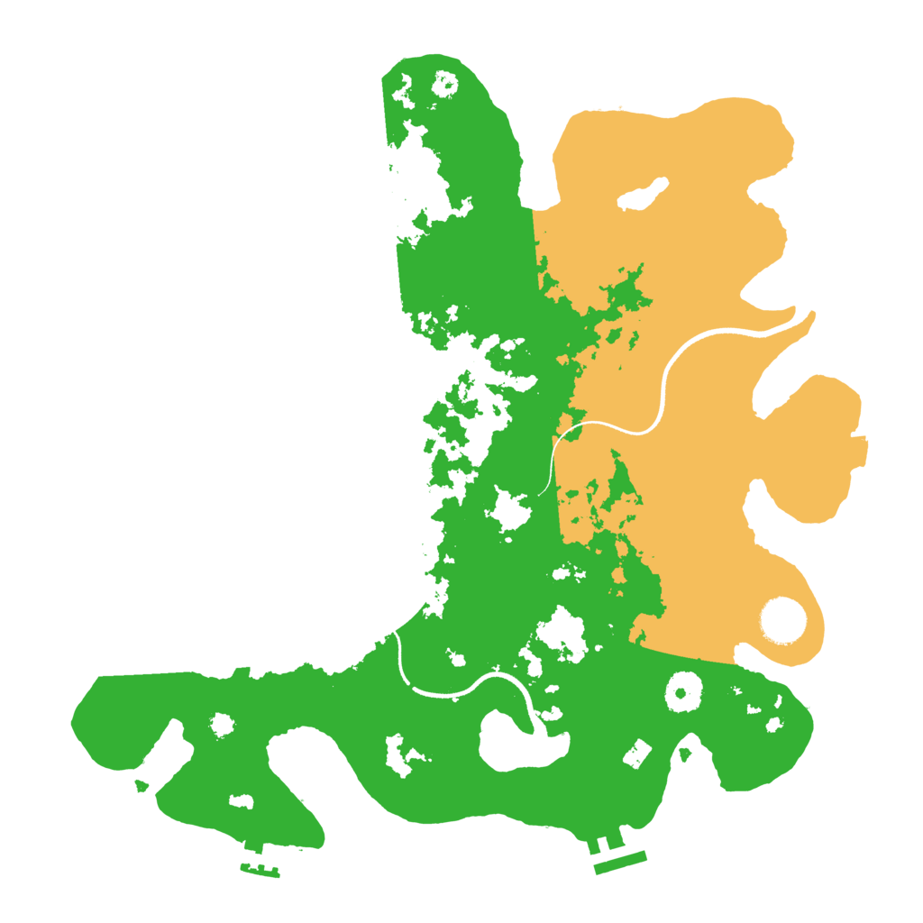 Biome Rust Map: Procedural Map, Size: 3500, Seed: 456317874