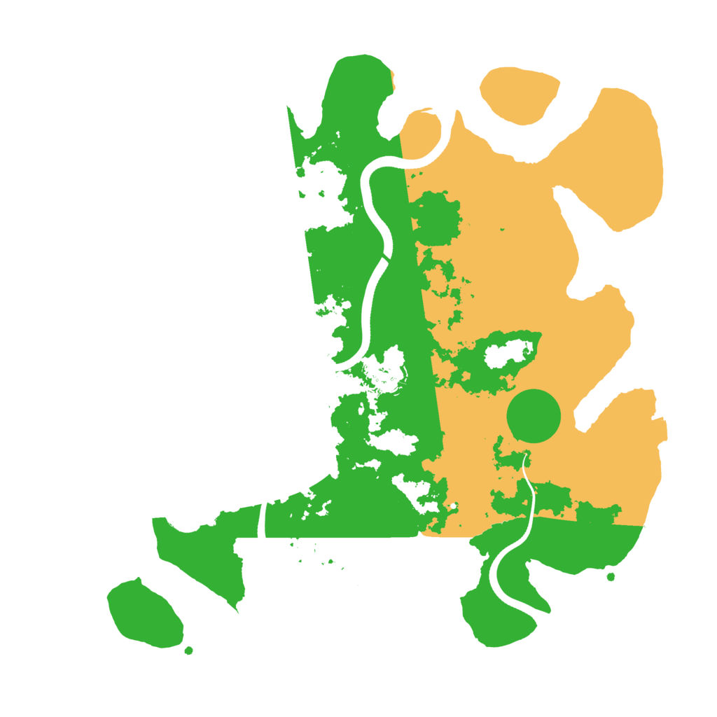 Biome Rust Map: Procedural Map, Size: 3500, Seed: 449985168
