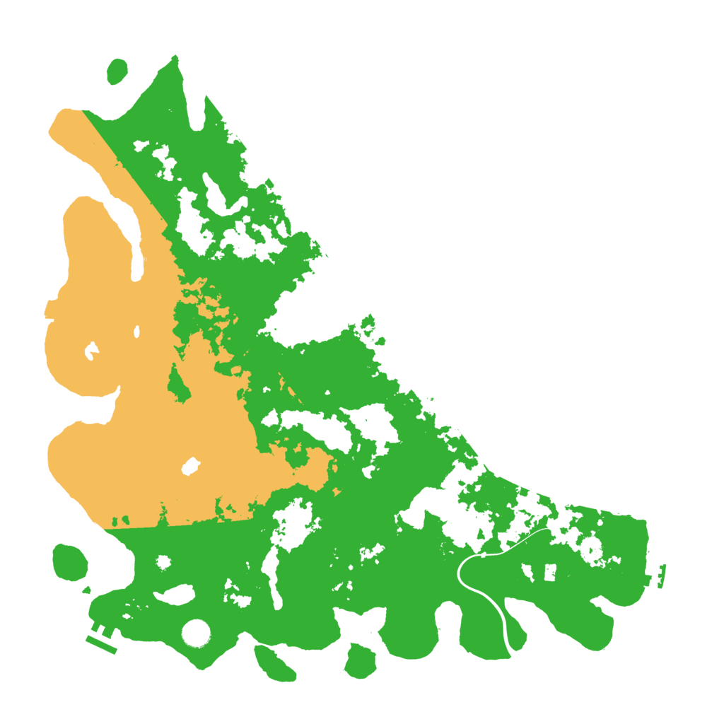 Biome Rust Map: Procedural Map, Size: 4500, Seed: 1931944301