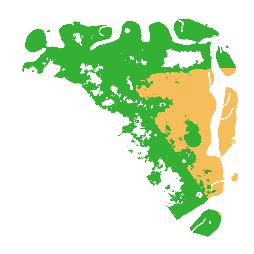 Biome Rust Map: Procedural Map, Size: 4250, Seed: 90709826