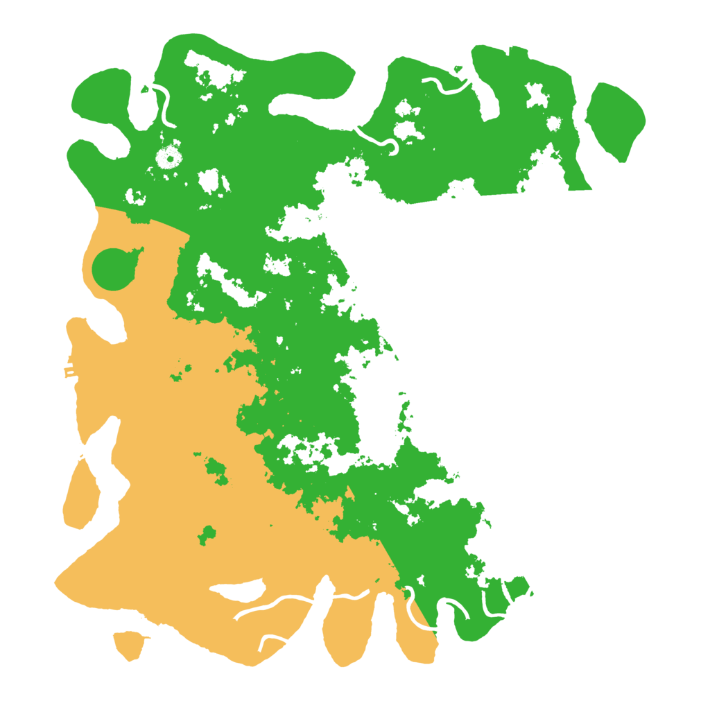 Biome Rust Map: Procedural Map, Size: 4400, Seed: 66118133