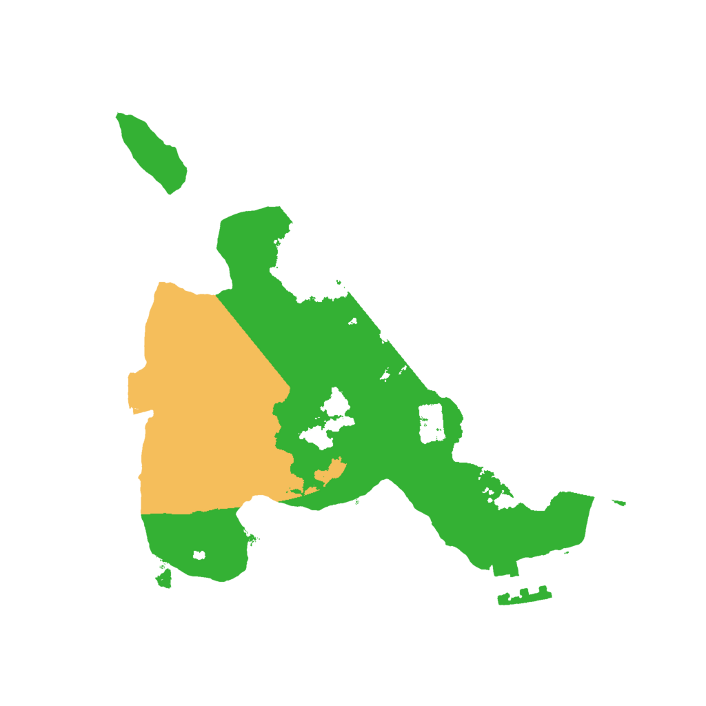 Biome Rust Map: Procedural Map, Size: 2000, Seed: 7458