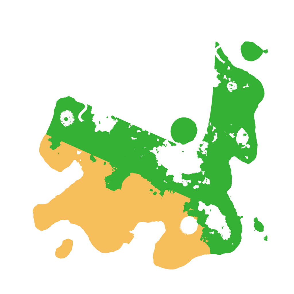 Biome Rust Map: Procedural Map, Size: 3000, Seed: 21436876