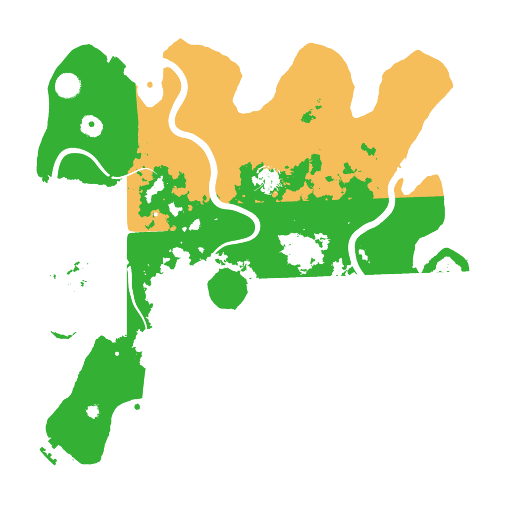 Biome Rust Map: Procedural Map, Size: 3500, Seed: 2089069217