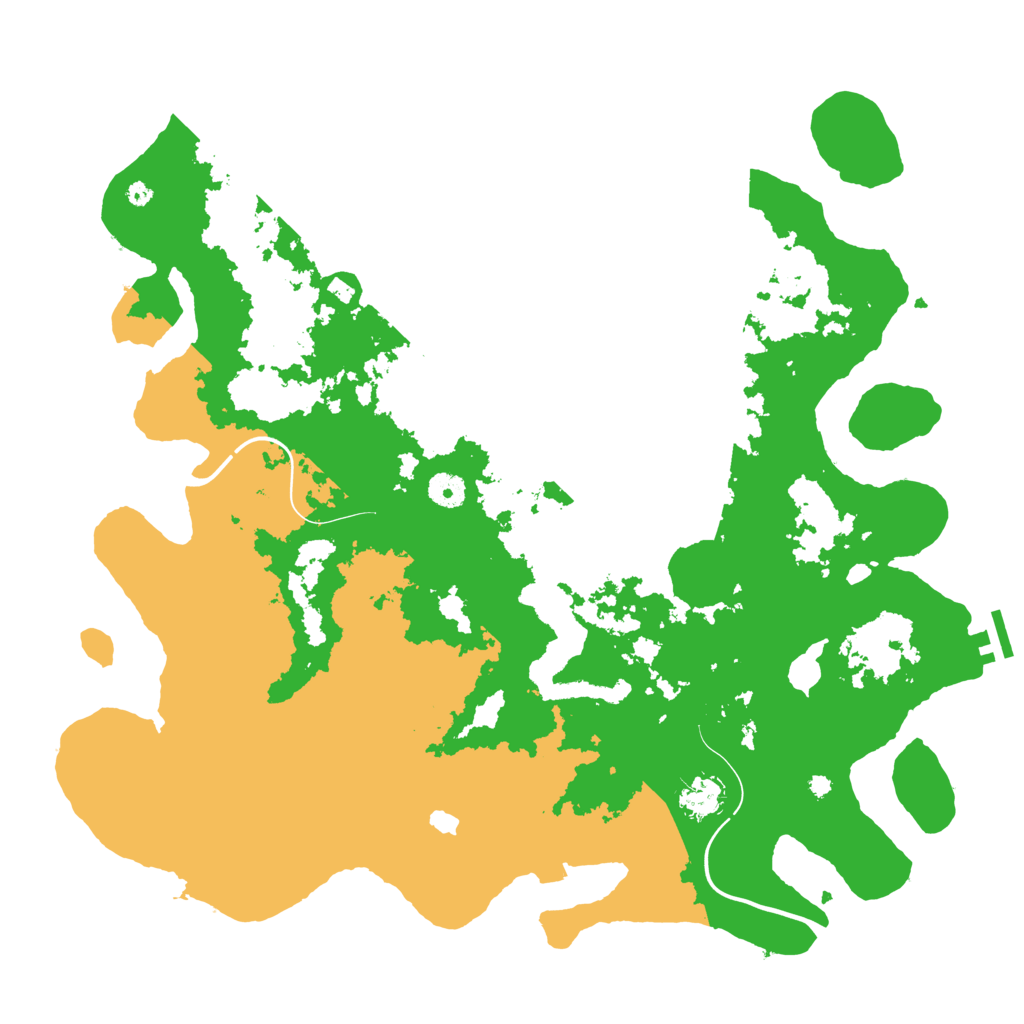 Biome Rust Map: Procedural Map, Size: 4250, Seed: 967048317