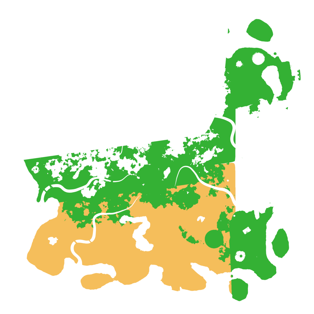 Biome Rust Map: Procedural Map, Size: 4500, Seed: 1742742716