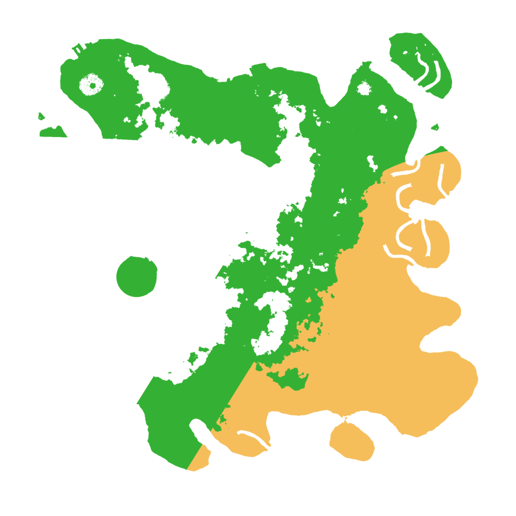 Biome Rust Map: Procedural Map, Size: 3500, Seed: 2123606742