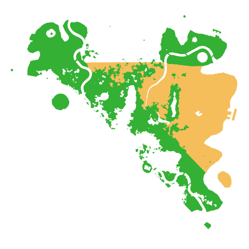 Biome Rust Map: Procedural Map, Size: 4250, Seed: 1366613