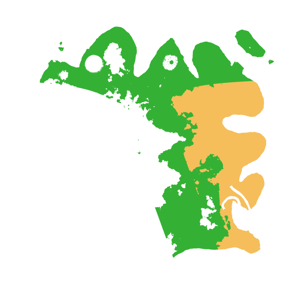 Biome Rust Map: Procedural Map, Size: 3000, Seed: 25225649