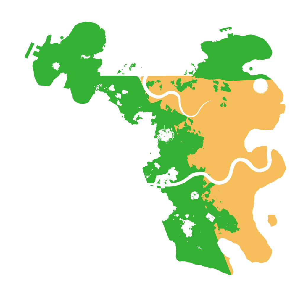 Biome Rust Map: Procedural Map, Size: 3700, Seed: 1576516944