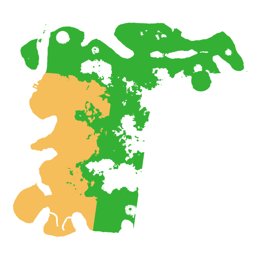Biome Rust Map: Procedural Map, Size: 3700, Seed: 61546187