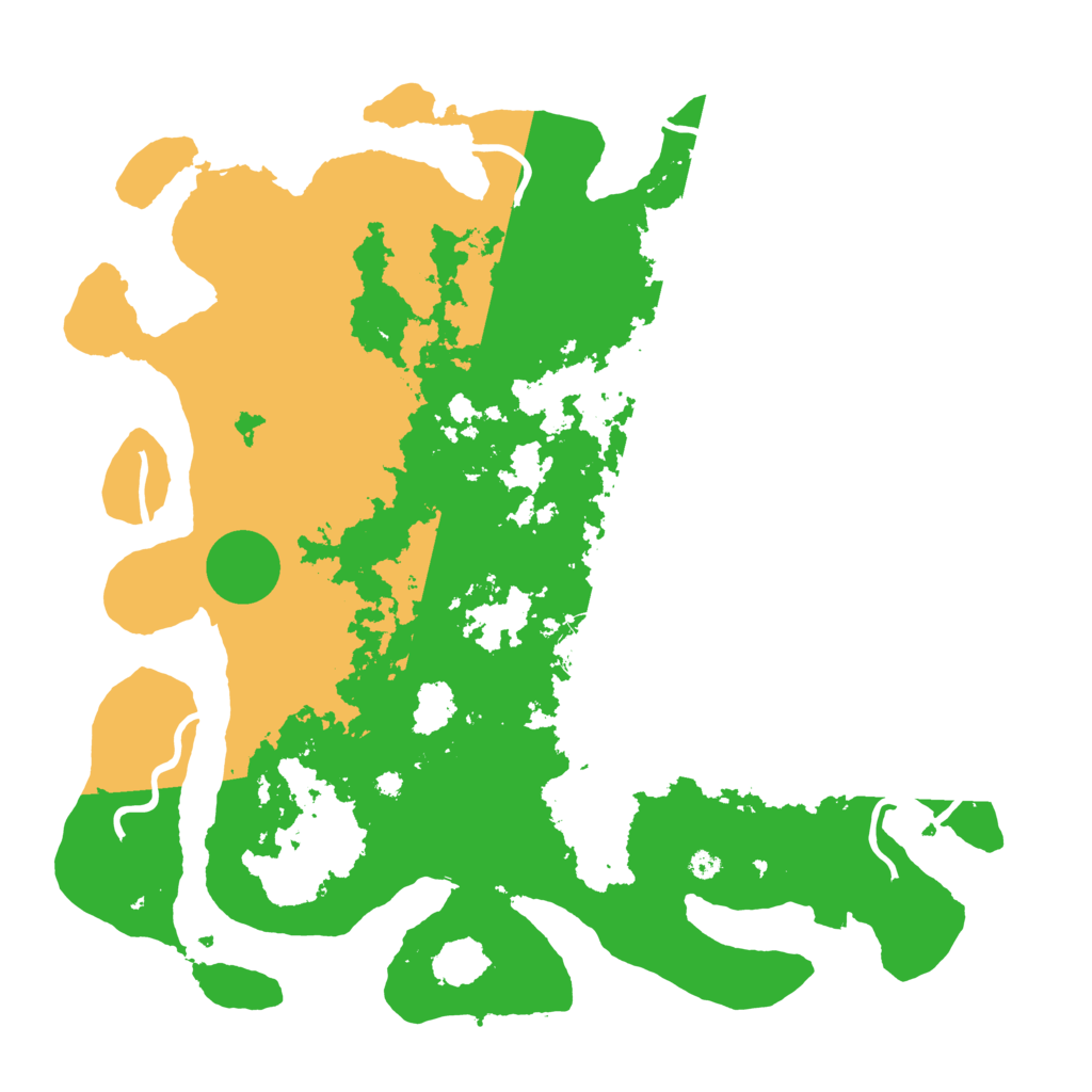 Biome Rust Map: Procedural Map, Size: 3900, Seed: 24782413