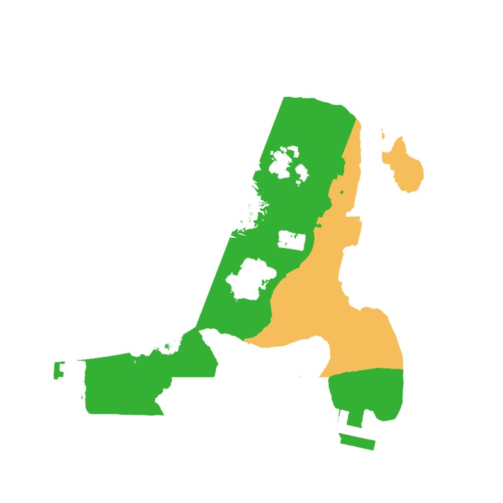 Biome Rust Map: Procedural Map, Size: 2000, Seed: 1884136292