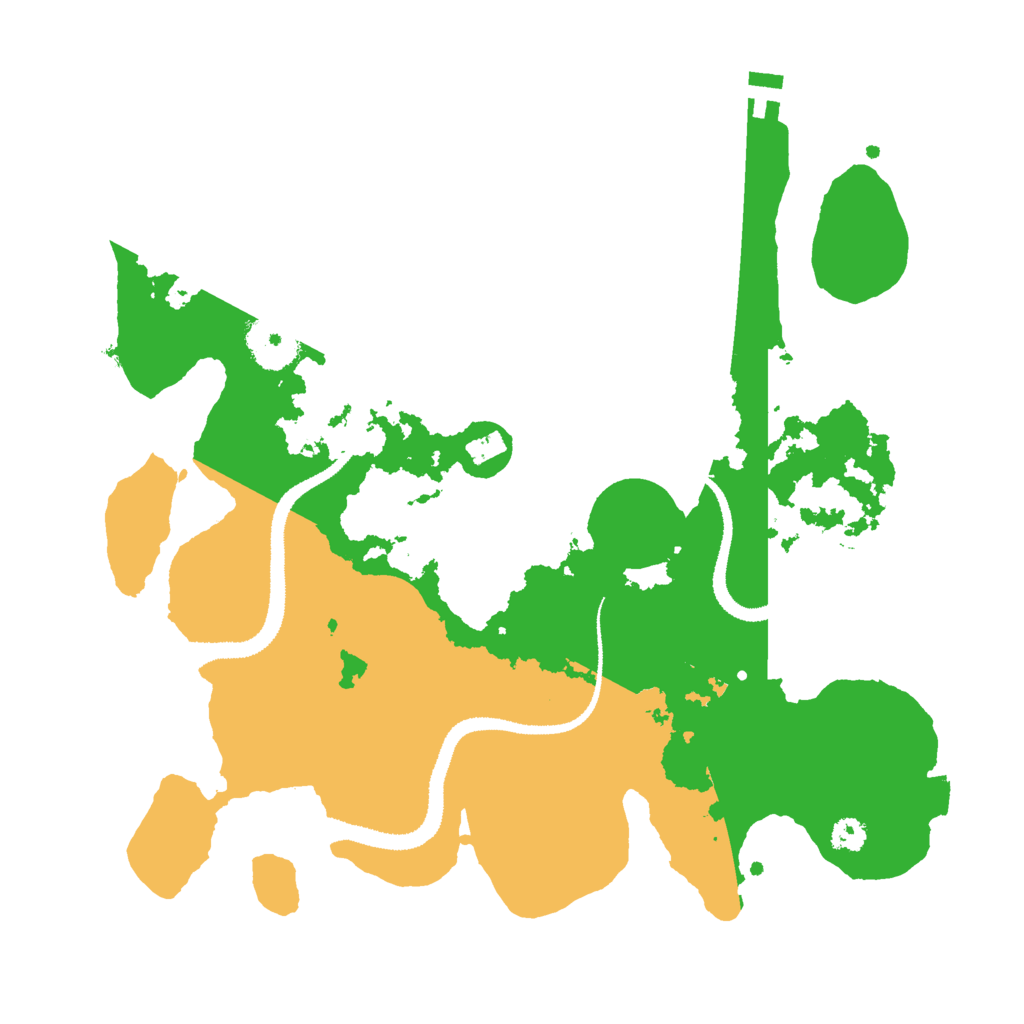 Biome Rust Map: Procedural Map, Size: 3000, Seed: 41897