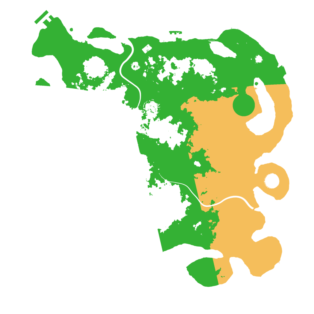 Biome Rust Map: Procedural Map, Size: 3750, Seed: 35786123