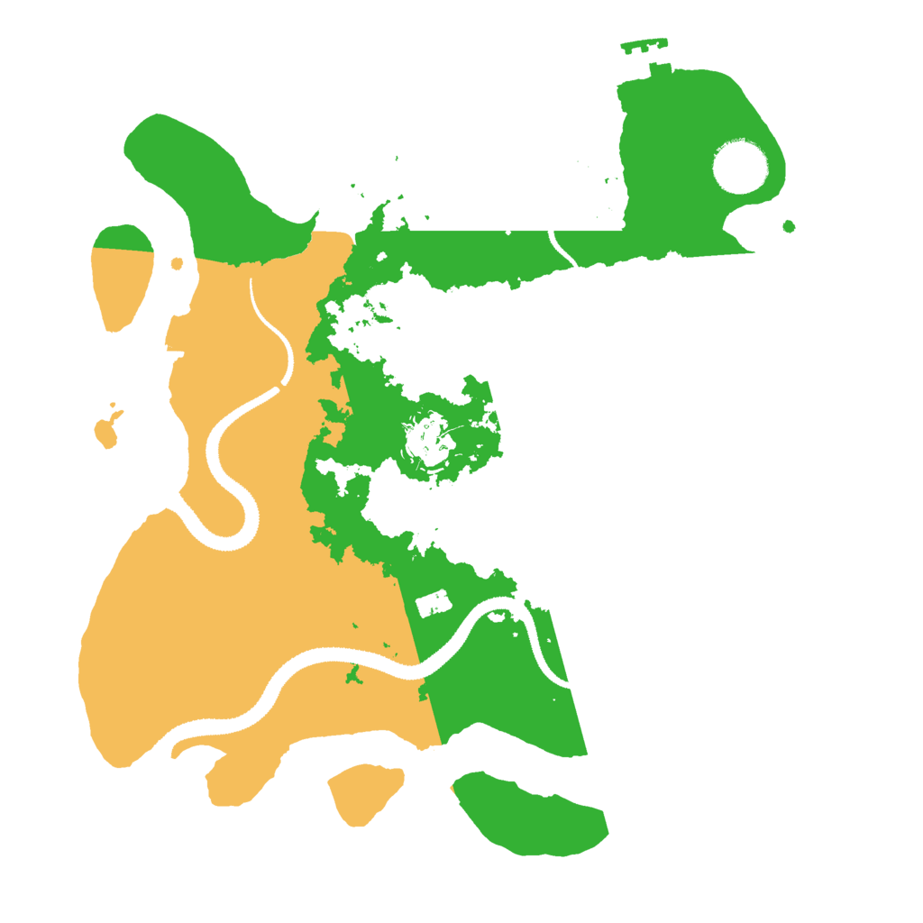 Biome Rust Map: Procedural Map, Size: 3000, Seed: 2251512