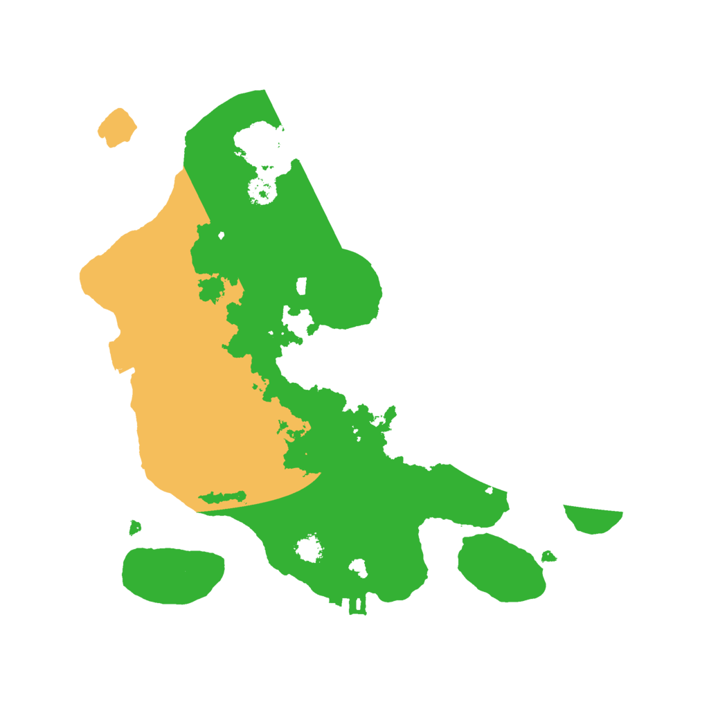 Biome Rust Map: Procedural Map, Size: 2500, Seed: 361972737