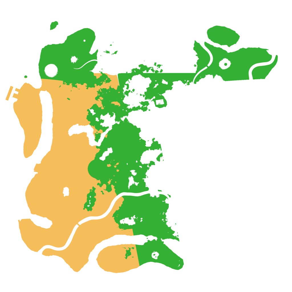 Biome Rust Map: Procedural Map, Size: 4000, Seed: 2074460