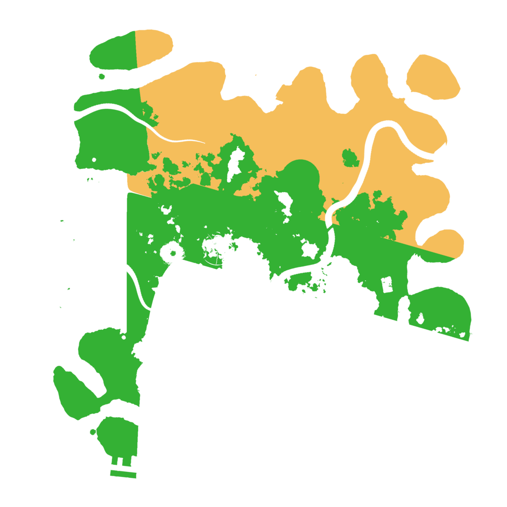 Biome Rust Map: Procedural Map, Size: 3500, Seed: 1131272557