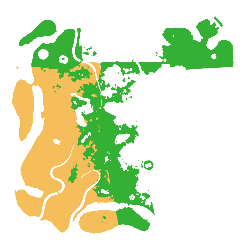 Biome Rust Map: Procedural Map, Size: 4200, Seed: 2074460