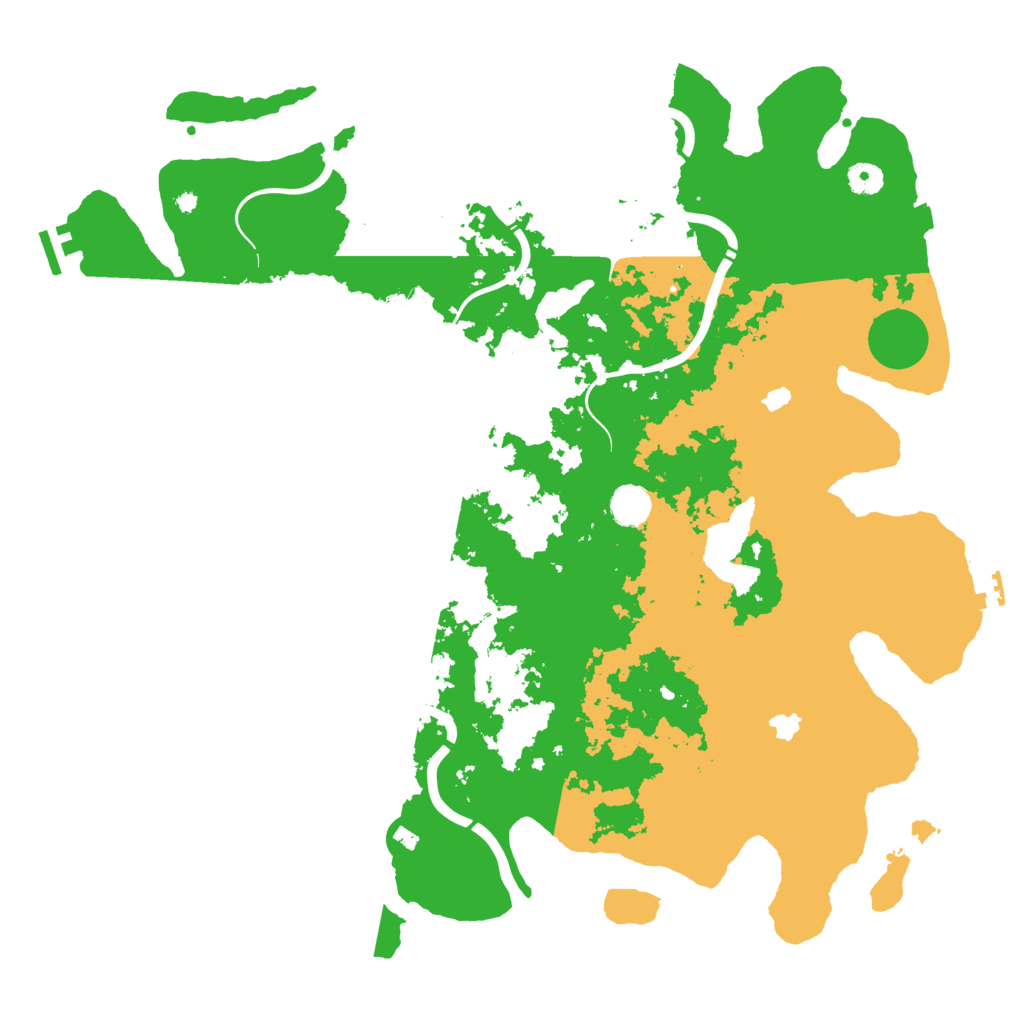 Biome Rust Map: Procedural Map, Size: 4500, Seed: 23456