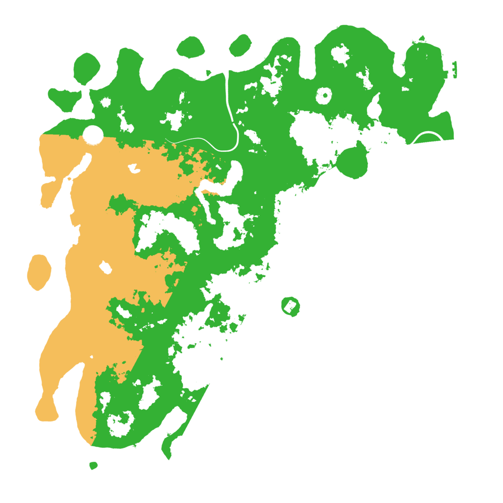 Biome Rust Map: Procedural Map, Size: 4500, Seed: 6738053