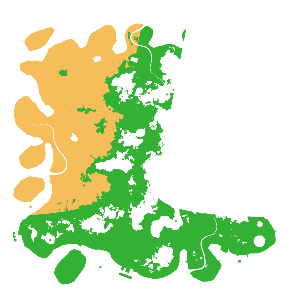 Biome Rust Map: Procedural Map, Size: 4500, Seed: 348367203