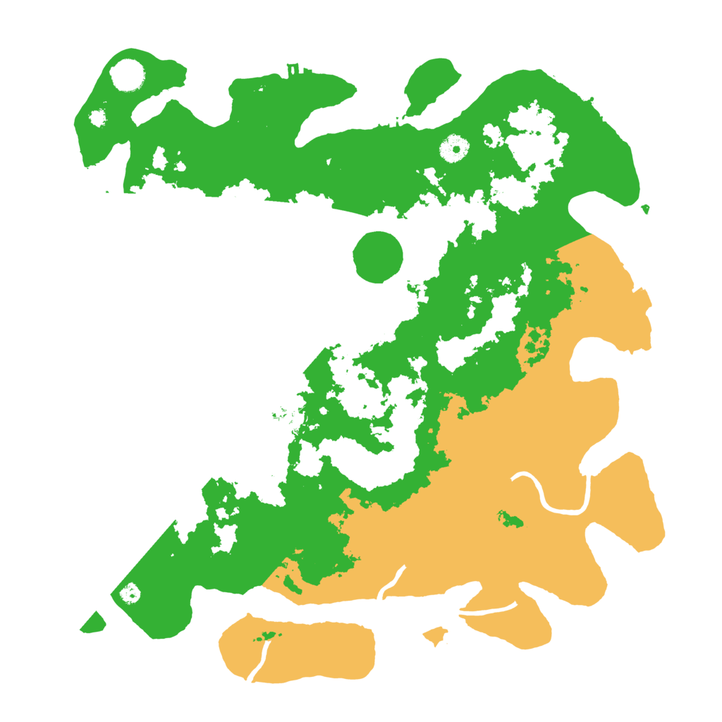 Biome Rust Map: Procedural Map, Size: 3900, Seed: 93154235