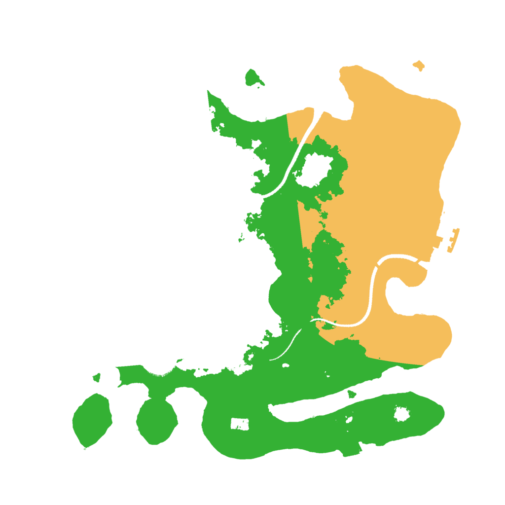 Biome Rust Map: Procedural Map, Size: 3000, Seed: 850700806