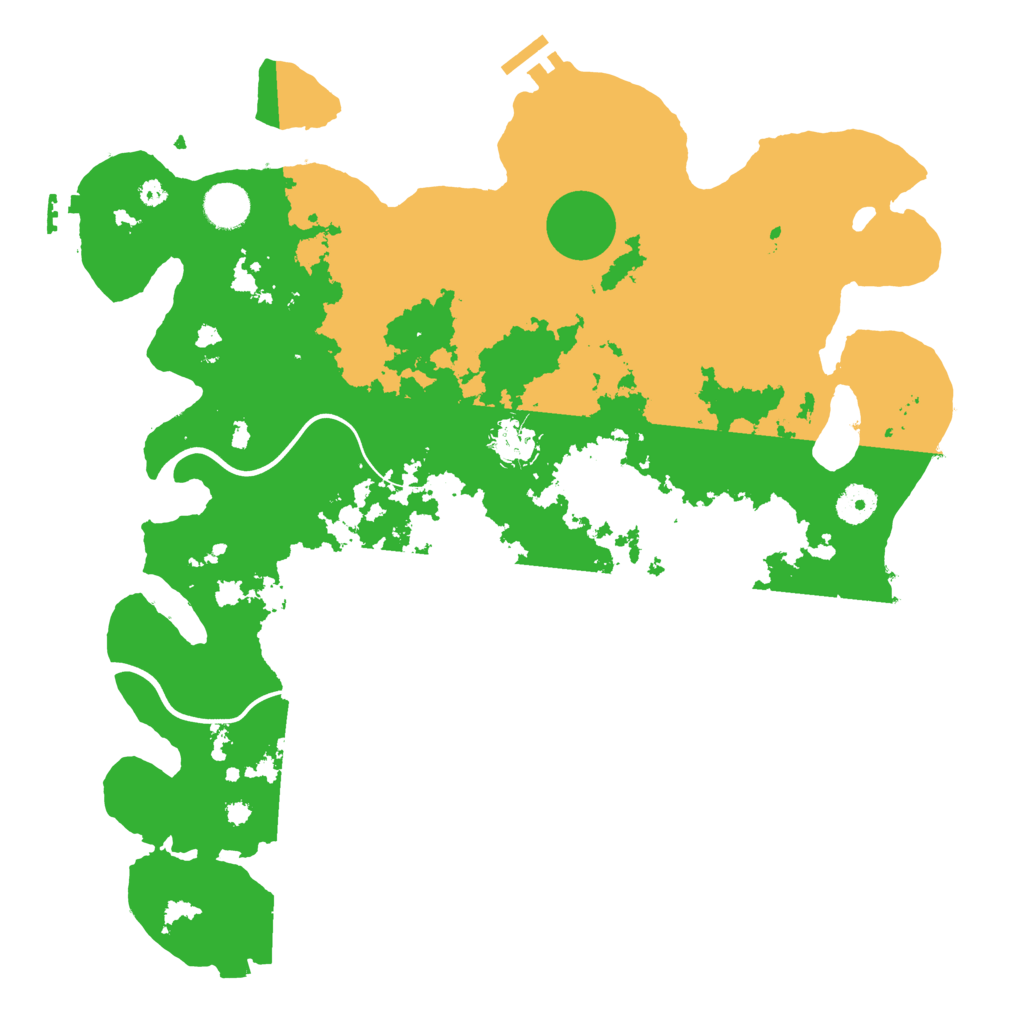 Biome Rust Map: Procedural Map, Size: 3900, Seed: 38251509