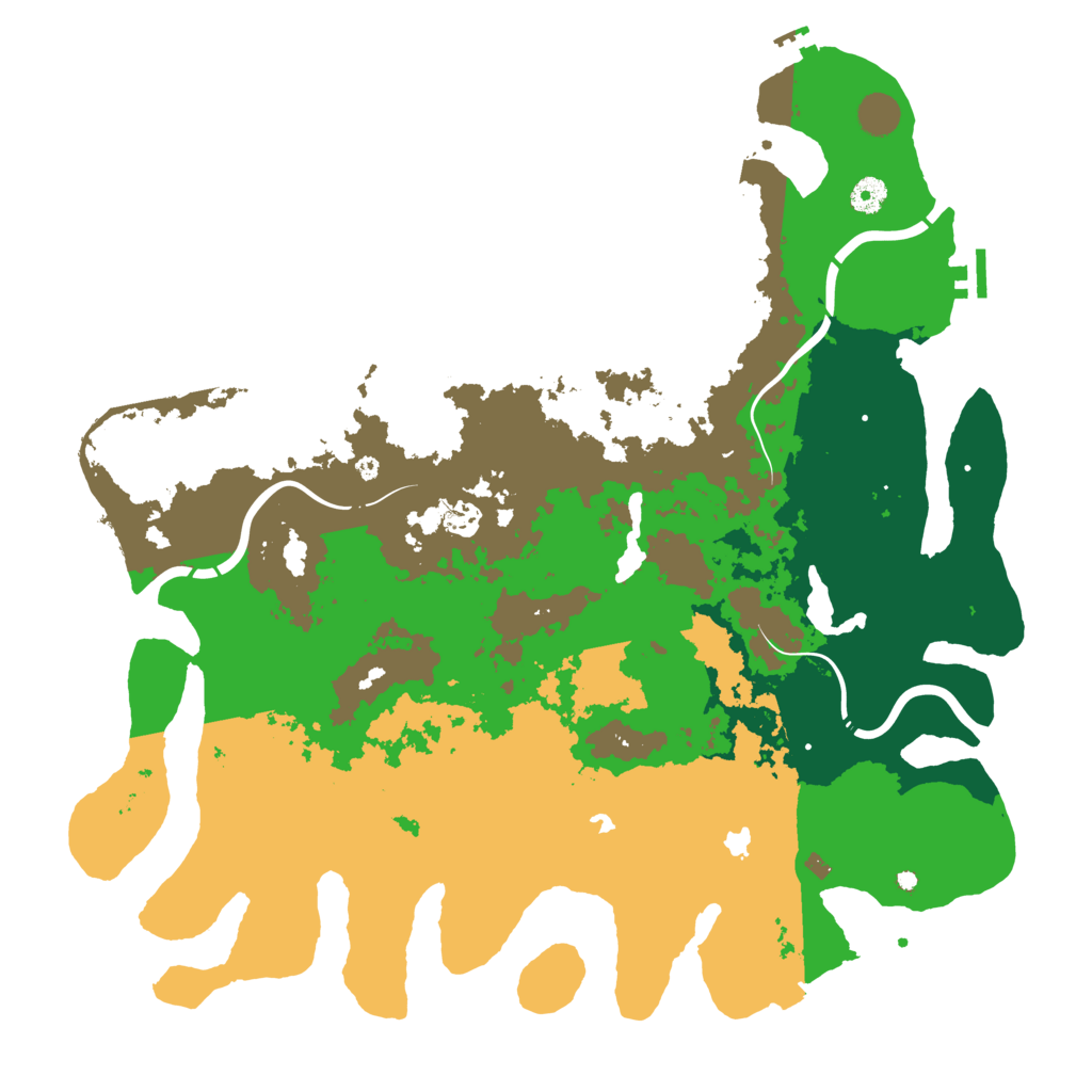 Biome Rust Map: Procedural Map, Size: 4500, Seed: 786756094