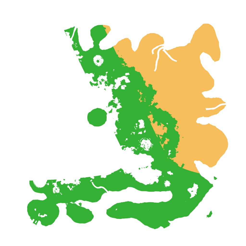 Biome Rust Map: Procedural Map, Size: 3600, Seed: 23021082