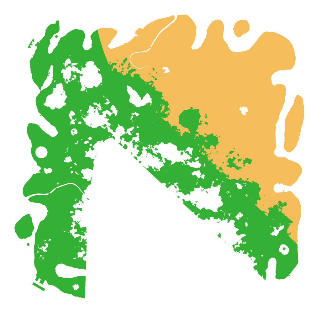 Biome Rust Map: Procedural Map, Size: 4800, Seed: 2111274553