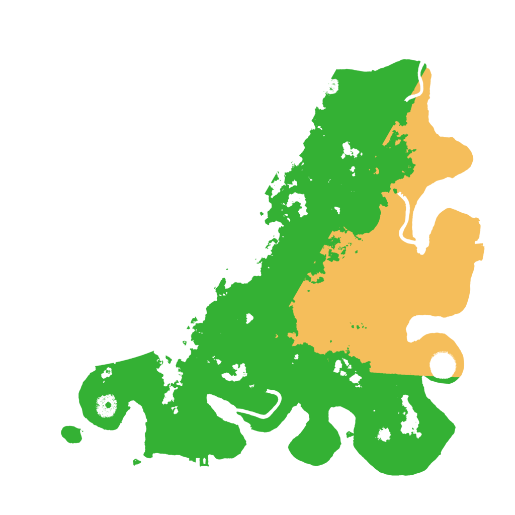 Biome Rust Map: Procedural Map, Size: 3500, Seed: 3445634