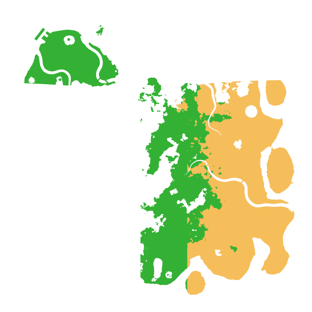Biome Rust Map: Procedural Map, Size: 4500, Seed: 549832213