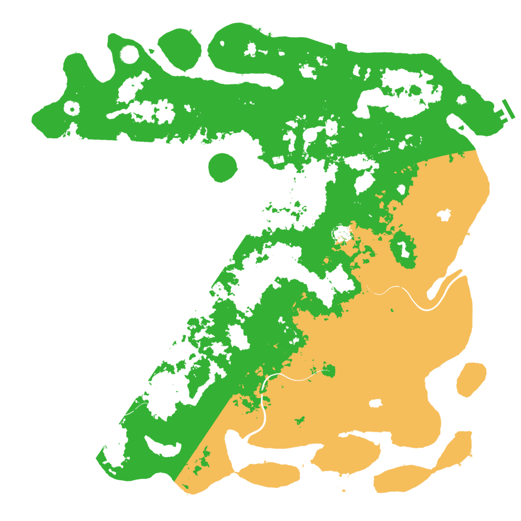 Biome Rust Map: Procedural Map, Size: 5000, Seed: 6978