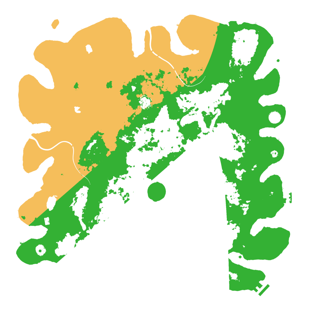Biome Rust Map: Procedural Map, Size: 4500, Seed: 531949769