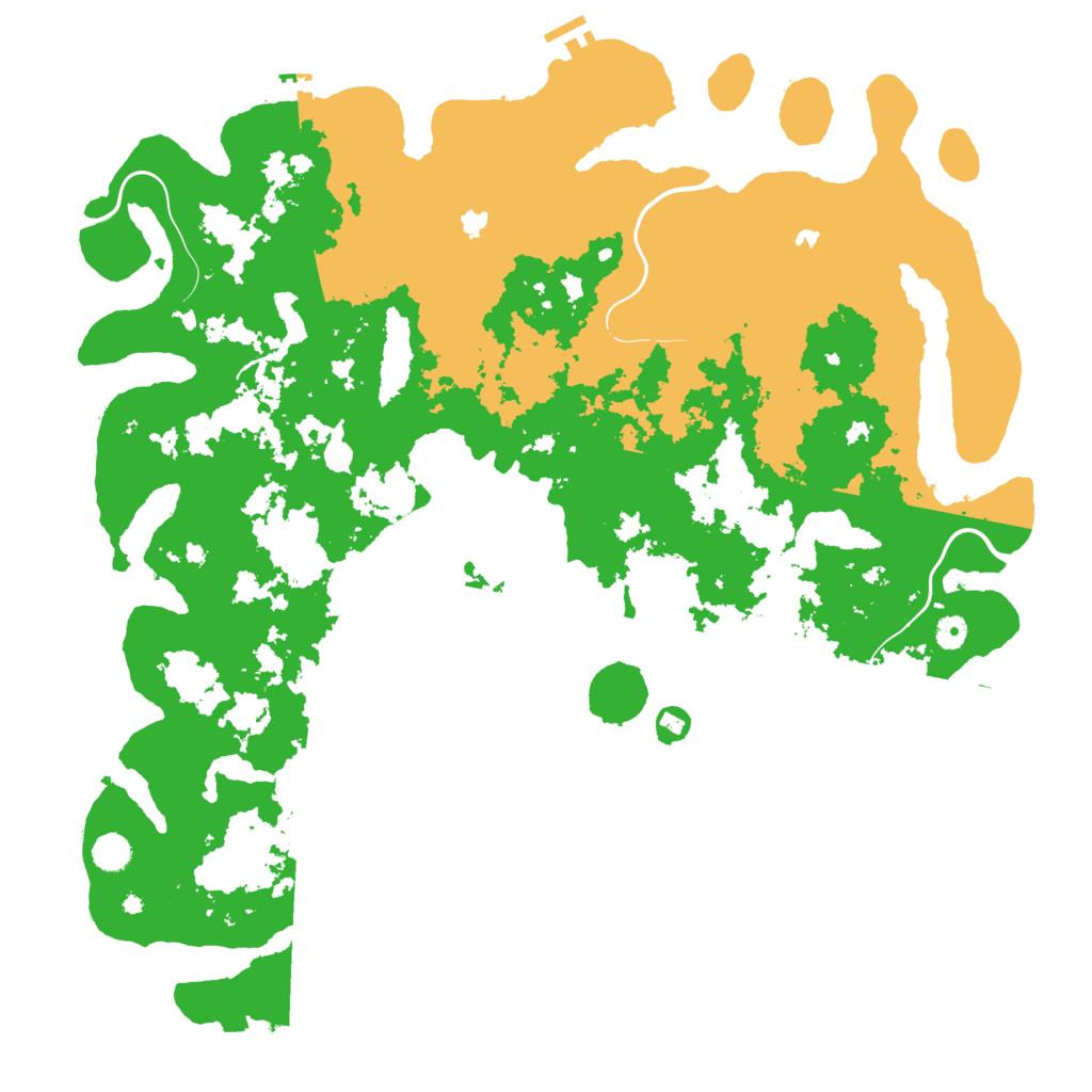 Biome Rust Map: Procedural Map, Size: 5000, Seed: 2111969420