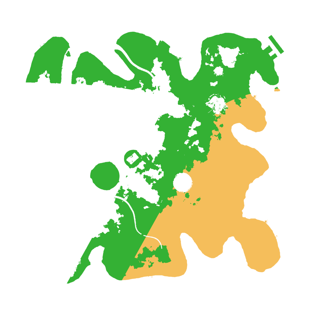 Biome Rust Map: Procedural Map, Size: 3000, Seed: 20230719