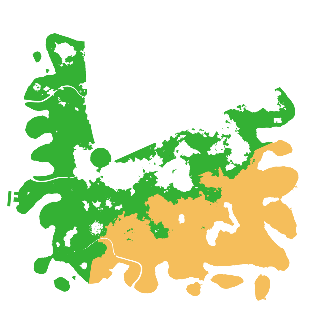 Biome Rust Map: Procedural Map, Size: 4250, Seed: 595561772