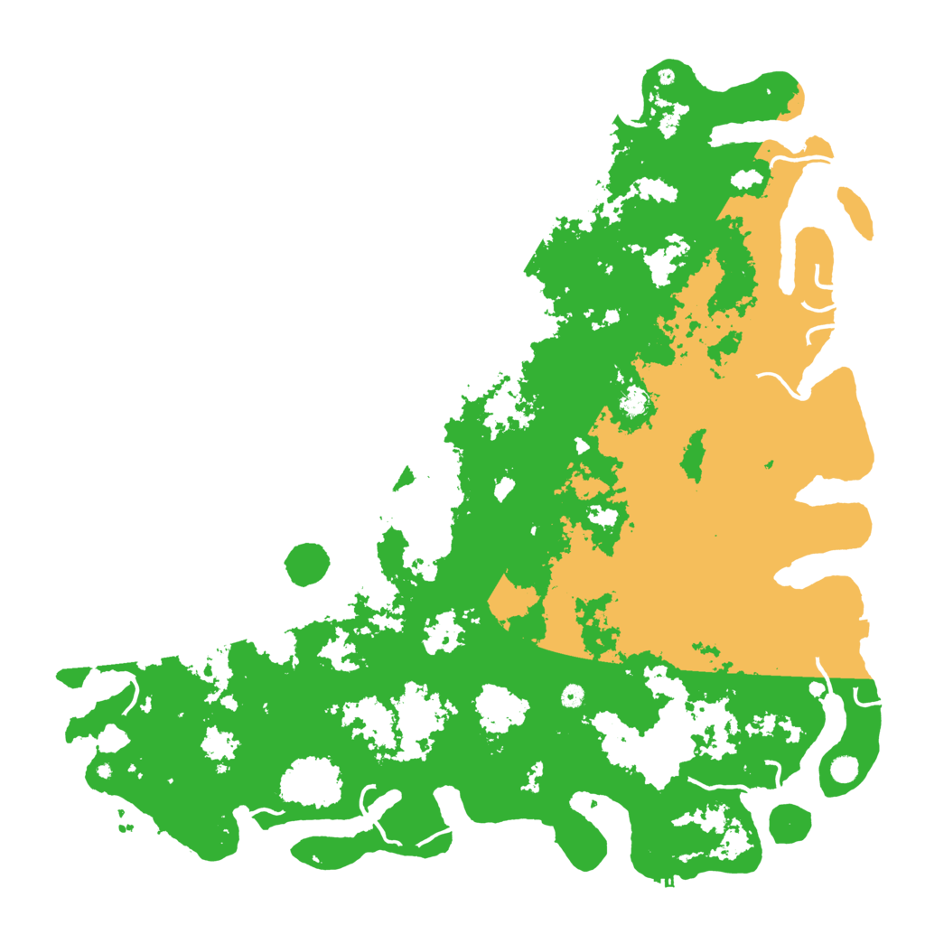 Biome Rust Map: Procedural Map, Size: 6000, Seed: 9988