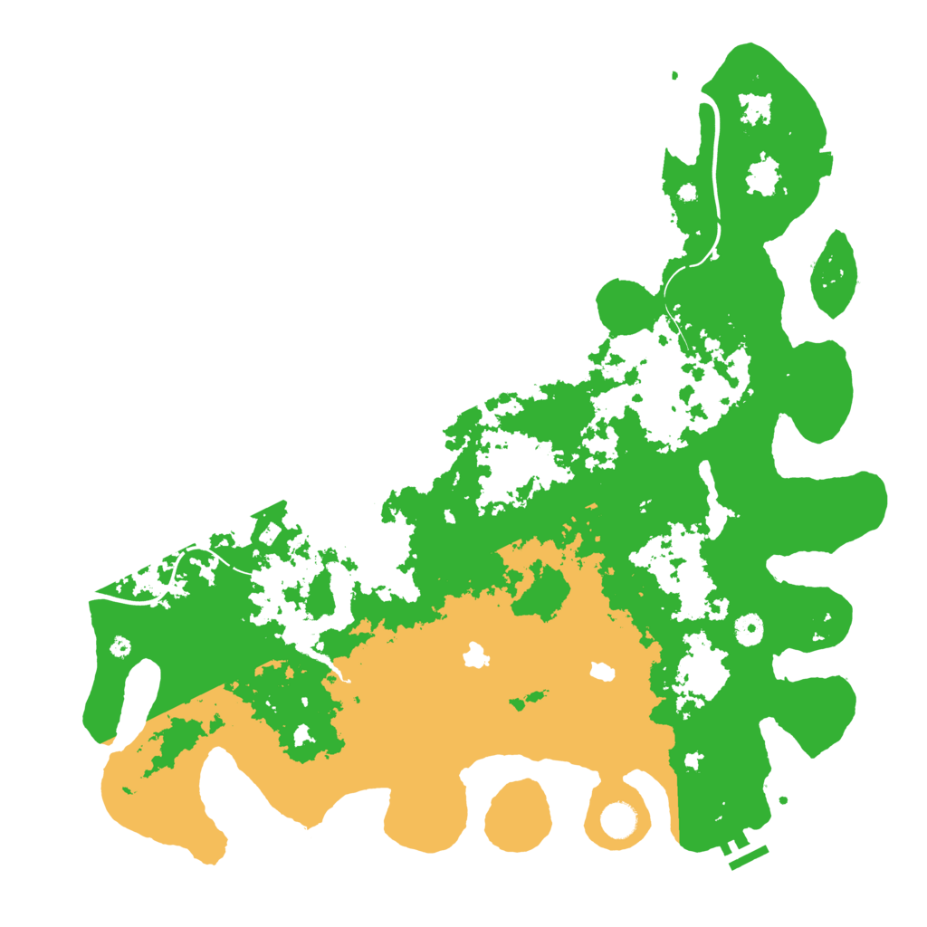 Biome Rust Map: Procedural Map, Size: 4500, Seed: 5640981