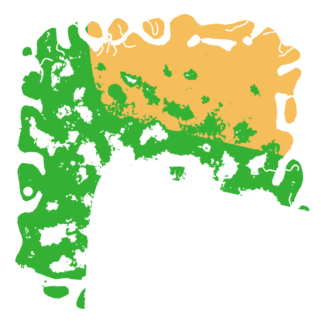 Biome Rust Map: Procedural Map, Size: 6000, Seed: 874966410